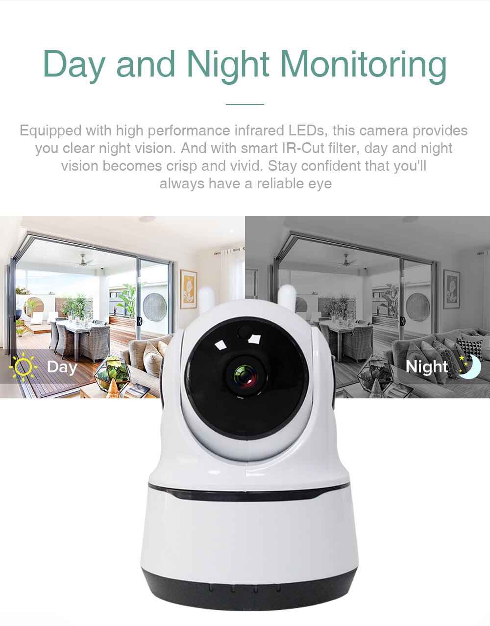 Wireless Security Camera 1080P – Night Vision, Motion Detection & Remote Access