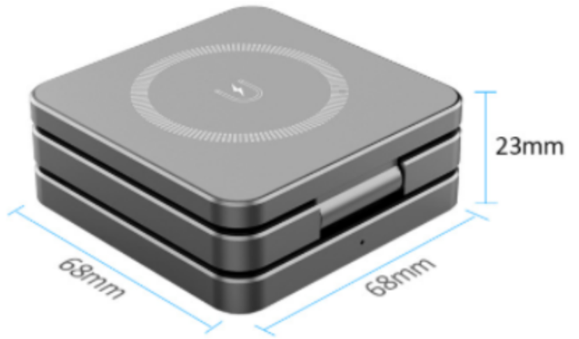 3-in-1 Magnetic Wireless Charger – 15W Fast Charge for iPhone, AirPods & Apple Watch