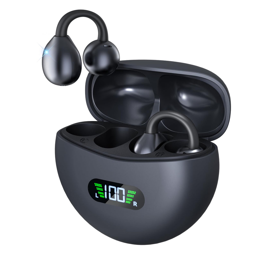 Open Ear Wireless Earbuds – Bone Conduction Style with Bluetooth 5.0
