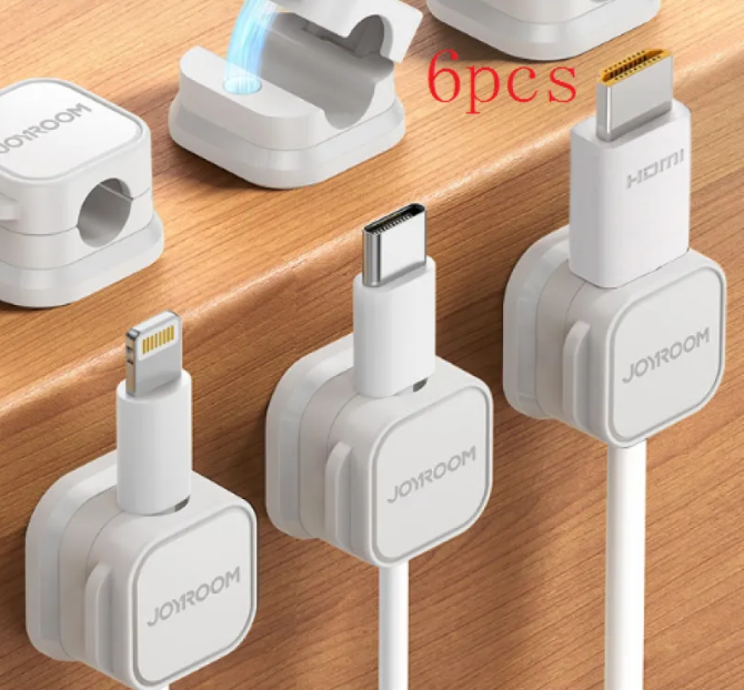 Desktop Cable Organizer – Multi-Slot Cable Management Box for Desk & Home Office