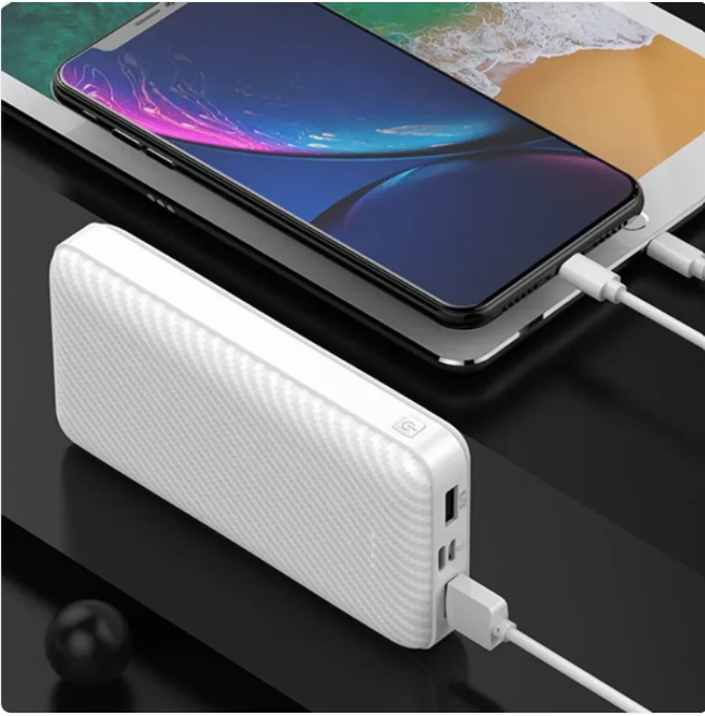 Slim Portable Power Bank – Lightweight Travel Charger with USB-C & USB-A